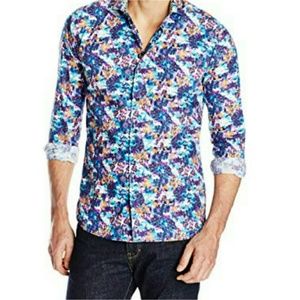 Bogosse - Men's Victor 69 Shirt Purple Print.